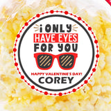 Red sunglasses Valentine sticker