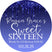 Royal blue sweet 16 birthday stickers