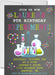 Science Birthday Party Invitations