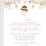 Floral first holy communion invitation for girls