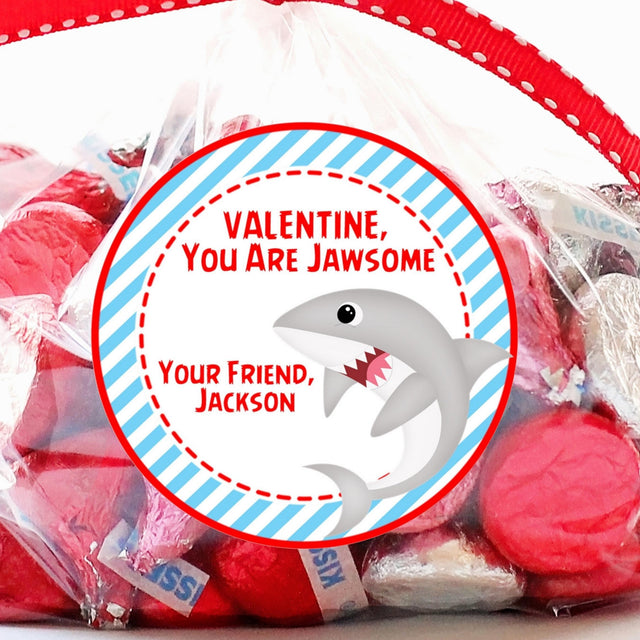 Shark Valentine You Are Jawsome sticker