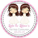 Sisters communion sticker labels
