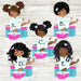 Spa Birthday Party Stickers Or Favor Tags