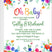 Spanish baby shower invitations