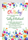 Spanish baby shower invitations