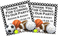 Sports Birthday Party Stickers Or Tags