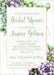 Succulent Bridal Shower Invitations