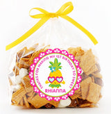 Summer tropical pineapple sticker for girls’ birthdays