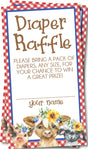 Sunflower Farm Baby Shower Diaper Raffle Printable