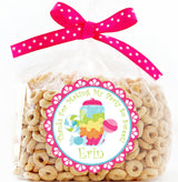 Sweet shop candy theme party label