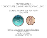Sweet sixteen turquoise candy stickers set
