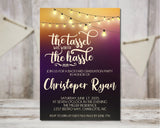 Tassel was worth the hassle graduation party invitation design