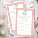 Tea Party Baby Shower Wish Cards