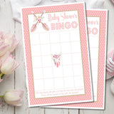 Tribal dreamcatcher baby shower bingo printable PDF