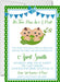 Twins Two Peas In A Pod Baby Shower Invitations