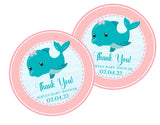 Under The Sea Baby Shower Stickers Or Favor Tags