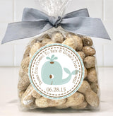 Under the sea baby shower sticker design