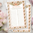 Woodland deer antler baby name race printable game PDF