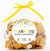 Yellow And Grey Confetti Birthday Party Stickers Or Favor Tags
