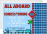 all aboard train birthday invitations railroad crossing theme