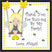 bee birthday favor sticker with cute character and bee accents