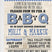 blue baby q invitations picnic cookout theme