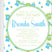 blue baby shower invitations colorful clothesline theme