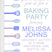 blue baking utensil invitation cards baking party style