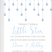blue star baby shower invitations celestial theme