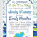 blue whale baby shower invitations nautical sea theme