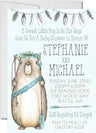 boho beaver baby shower invitations rustic tribal greenery design