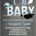 boys blue halloween baby shower invitations spiderweb design