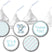 Blue elephant safari baby shower candy stickers on Hershey’s Kisses