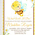 bumble bee baby shower invitations yellow sunflower theme