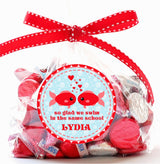 cute ocean valentine favor sticker