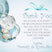 cute watercolor elephant thank you cards baby shower theme