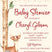 deer raccoon invitation cards boho floral woodland style