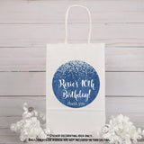 denim birthday stickers