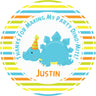 Dinosaur Party Birthday Stickers – Dino-Mite Favor Labels