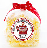 firefighter party sticker for kids