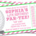 girls pink golf birthday ticket invitations admit one golf theme