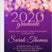 graduation party invitations purple bokeh design