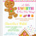 holiday sweets baby shower invitations pink christmas candy theme
