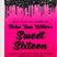 hot pink sweet sixteen invitations black ombre theme