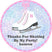 ice skate birthday labels