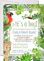 jungle baby shower invitations tropical safari design