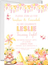 lemon birthday party invitations pink lemonade summer design