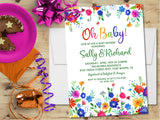 mexican fiesta baby shower invitations