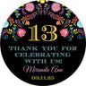 mexican fiesta birthday party sticker favors