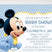 mickey mouse baby shower invitations blue yellow design